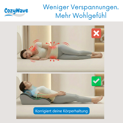 ✨ CozyWave Memory Foam Multifunktionskissen