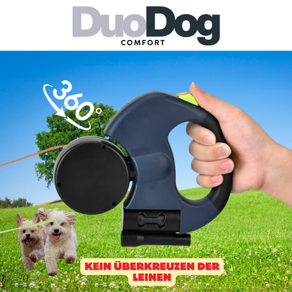 DuoDog Comfort - Die verhedderungsfreie Leine für 2 Hunde