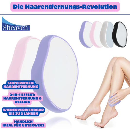 ✨ Sheaven Kristall Haarentferner – Bye-bye Stoppeln, hallo Babyhaut!